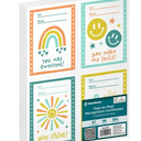PrintWorks Multicolor Peer Recognition Cards, 8.5 x 11, 67lb, 384 Cards, 96 Sheets, Unisex