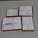 Tosnail 18 Pieces Wood Journal Stamps, Decorative Rubber Stamp Set, Calendar Planner Stamps, Scrapbook Stencils for to Do List, Tasks, Diary, Planner, Letters, Scrapbook, Cards, Crafts