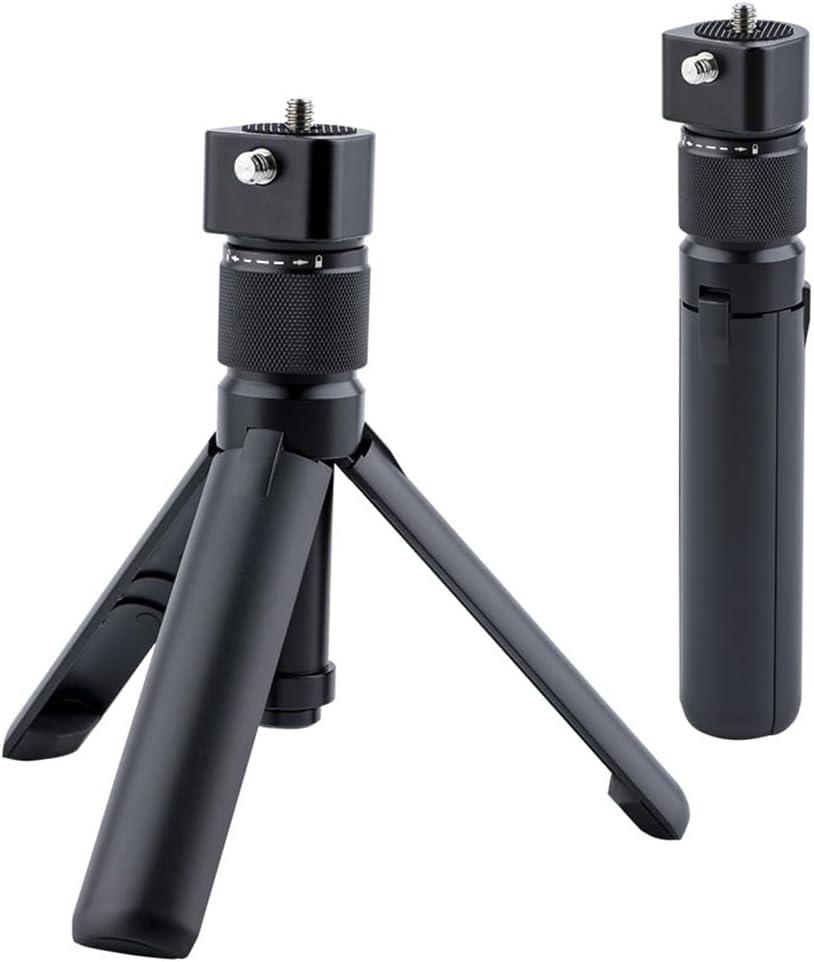 Bullet Time Handle Tripod Rotating Grip for Insta360 X5/X4/X3, DJI OSMO Pocket 3, GoPro  360 Rotating Grip, 1/4" Thread, 6 lbs Capacity, Compact Selfie Stick & Tabletop Tripo