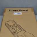 Black Pilates Board,Pilates Reformer Sets,Multifunctional Abdominal Pilates Board for Home Workout Equipment,Portable Foldable Ab Board Pilates Exercise Machine,Pilates Reformer Board for Women