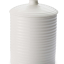 Portmeirion Sophie Conran Medium Storage Jar, 7" Tall, White 