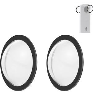 PULUZ Dual Lens Guard for Ricoh Theta SC2 / S/V PC Spherical Protective Cover Case for Ricoh Theta SC2 Camera Accessories(Transparent Lens Cap)