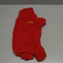 Dog Sweaters for Small Dogs, XXS Dog Sweaters Turtleneck Doggie Pajamas Jumpsuits, Small Doggy Clothes Girl Boy, Cold Weather Puppy Onesie Outfits Yorkie Chihuahua Apparel, Red, S