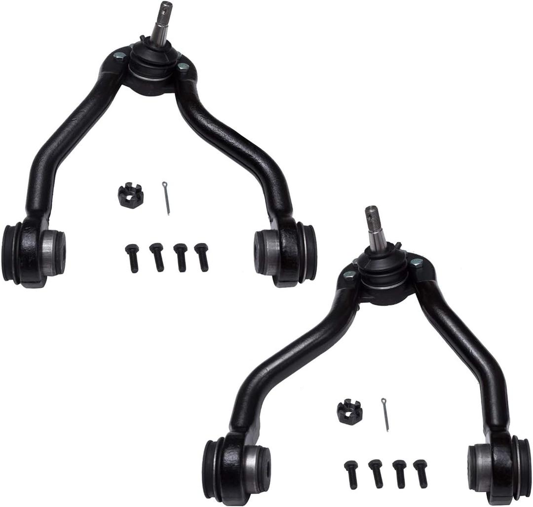 TUCAREST 2Pcs K620719 K620720 (For 4WD 4x4 AWD) Front Upper Control Arm and Ball Joint Assembly Compatible with Ca-dillac Escalade Chevy Astro Blazer Tahoe G-MC K1500 Suburban K2500 Safari Yukon