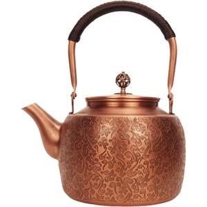 Kkekos Pure Copper Kettle Copper Teapot for Stovetop 1600ml (Type3)