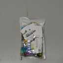 100 Pieces Toy Gems Pirate Treasure Jewels Fake Acrylic Gems Multicolor Bling Diamonds Plastic Gemstones with a Drawstring Bag for Party Table Decorations Sensory Bin Filler Pirate Party Favors