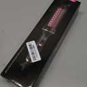 Thermal Hair Brush for Blowout Look, 1.5 Inch Heated Round Brush for Natural Curl,Ionic Curling Iron Wand with Dual Voltage, Volumizing Smoothing Hot Round Brush, Black