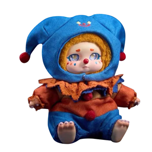 Plush Blind Box Figures, 6.3inch Movable Joint Collectible Toys, Mystery Doll Blind Box (Single Box)