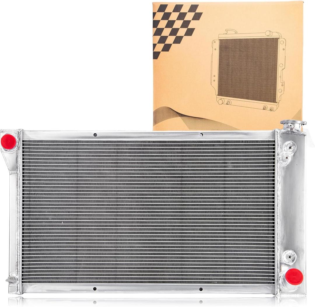 369 3 Rows Radiator For 1967-1972 Chevy GMC C K C10 C20 C30 K30 K20 Suburban Pickup Truck, Aluminum Radiator for 1967-72 1968 1969 1970 1971 Chevy GMC 28 1/4" W