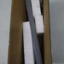 Wenqik 4 Packs 8. 5" x 14" Sign Holders Vertical l Shape Frame Acrylic Document Holder Side Loading Clear Flyer Holder Slanted Desk Paper Display Stand Graphic Poster Shelf for Restaurants Office