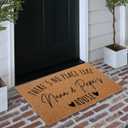 Tinideya Nana Papa Welcome Doormat for Mothers Day Grandma Grandparents Gifts, Gigi Mimi's Gifts from Grandkids Granddaughter for Modern Farmhouse Mat Decor(Nana Papa,29 x 17 Inch)