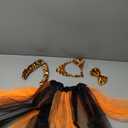 1Set Cute Tiger Costume Set Kit with Headband Nose Tutu Skirt and Tail for Cosplay Halloween Dress Up and Stage Performances Decorative Tiger Props