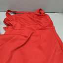 Yousify Womens Sexy Halter Mini Dress Summer Backless Square Neck A Line Flared Club Party Dresses (Red, XS)