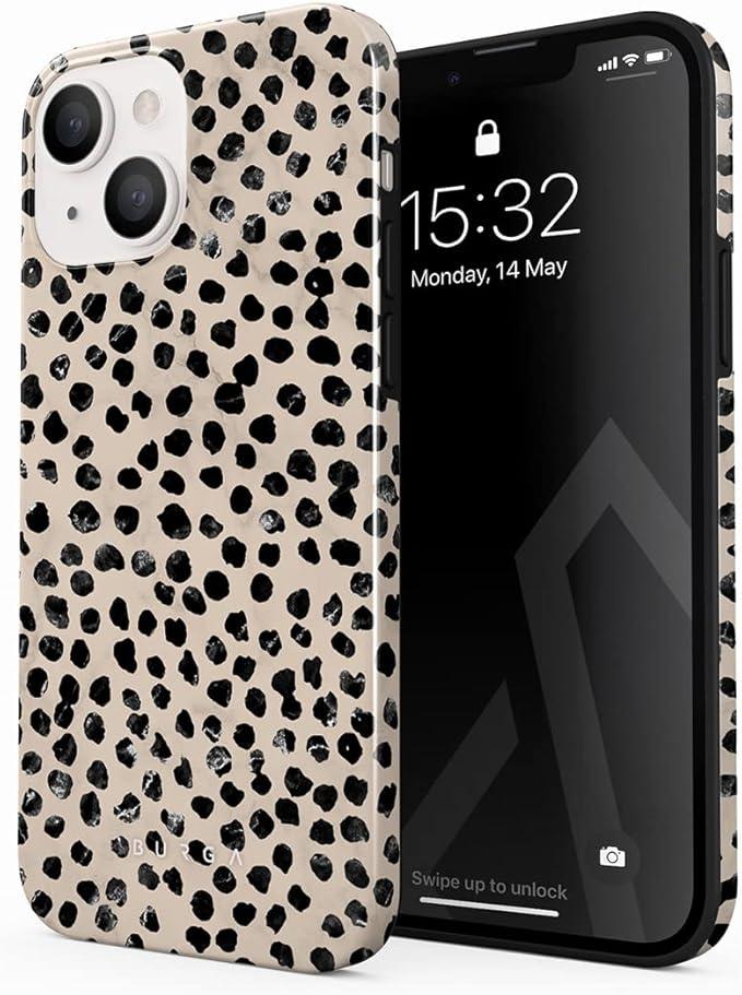 BURGA Phone Case for iPhone 14 - Cute, Trendy, Aesthetic, Pattern Phone Cover, Hard Shell Protection - fits Apple iPhone 14 Case for Women and Men