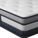 Vesgantti Queen Mattress 12 Inch Innerspring Multilayer Hybrid Queen Mattress - Ergonomic Design with Memory Foam and Pocket Spring Mattresses Queen Size - Box Top Series Medium Firm Feel