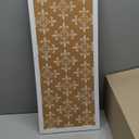 Juvale Decorative Cork Bulletin Boards for Walls (10 x 24 in) - White Frame Pin Board for Office, Bedroom & Room Decor