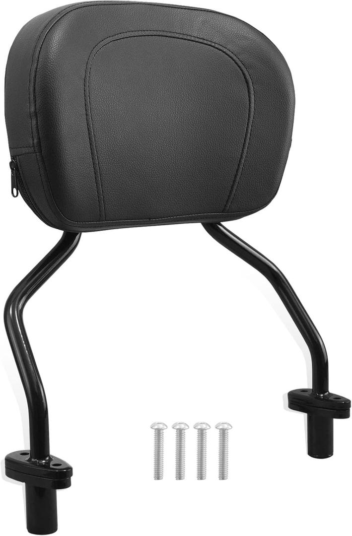 Rigid Bolt-On Sissy Bar Backrest Compatible with Harley FLRT FreeWheeler 2015-2024 Road Glide 3 FLTRT 2023-2024 (Black)