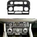 Carbon Fiber Center Console Air Conditioner Panel AC Cover Trim for 2021-2024 Chevy Tahoe Suburban for 2021-2024 GMC Yukon