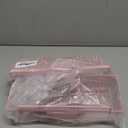 5 Pack Shower Caddy Organizer Rack Shelf for Inside Shower, Adhesive Bathroom Wall Storage Basket Rustproof Stainless Steel Shampoo Holder, Girly Bathroom Accessory Decor Set, Pink