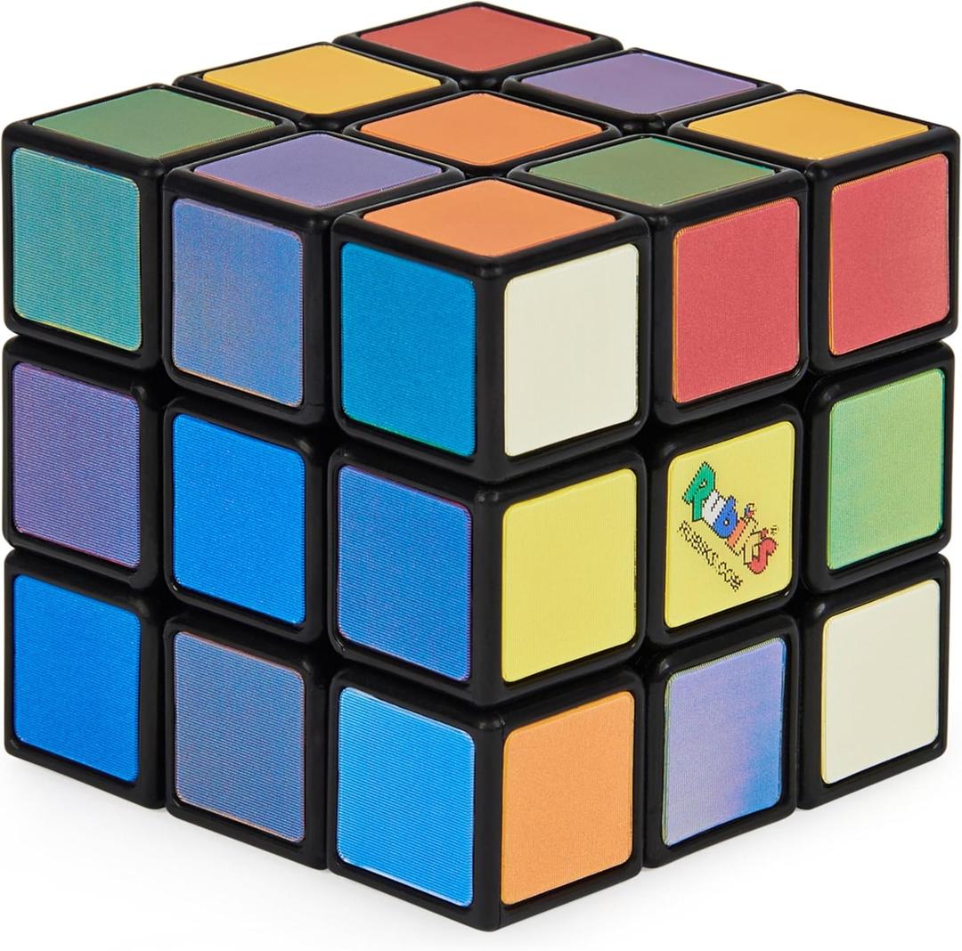 Rubiks Cube, Impossible Cube, Advanced Color-Matching Puzzle, The Original Problem-Solving Brain Teaser Cube, Classic Color-Matching Puzzle, Fidget Toy, Sensory Puzzle for Ages 8 & Up (Impossible 3x3 New)