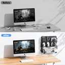 KDD Keyboard and Mouse Display Stand Holder, Wall Mount Office Organization Pegboard Combination Kit with Pen holder, Hooks, Headset & Controller Stand for Office & Home Hanging Organizer Storage