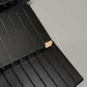 Wesiti 6 Pcs Wooden Name Badge Holder ID Badge Tray Organizer Name Tag Holders Note Card Organizer Plate Table Holders Sign Decor for Office Business, 23.62 x 3.5 x 0.75 Inch(Black)