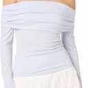 ASTR The Label Women's Margie Top (Powder Blue) S