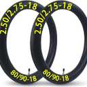 2-Pcs 2.50-18 2.75-18 Inner Tube 2.50/2.75-18 Tube for 80/100-18 80/90-18 90/90-18 Dirt Bike