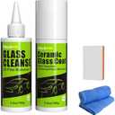FOLLOWIN Glass Restore Care Kit Polishing Agent&Ceramic Sealant,Car Window Cleaner,Glass Polish,Streak Free Glass Cleaner,Rain Repelling Coating-Improved Visibility Glass Coating