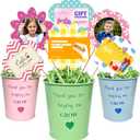 Teyomi 3-Pack Teacher Bouquet Card Holders, Teacher Appreciation Gifts, Thank You & End of Year Gifts for Teachers, Back to School, Graduation Gift, Mother's Day, Father's Day