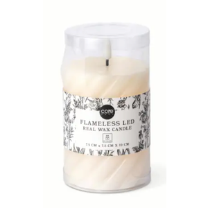 DI CORE SMALL SWIRL PILLAR LED CREAM