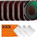 K&F CONCEPT ND Filter Set Compatible with GoPro Hero12, Hero11, Hero10, Hero9 Black, 6 Pack (CPL/ND8/ND16/ND32/ND64/ND1000) Hero 9/10/11/12 Action Camera Accessory Neutral Density Polarizer Filter Kit