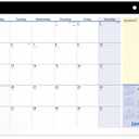 AT-A-GLANCE 2026 Desk Calendar, Monthly Desk Pad, 18" x 11", Compact, QuickNotes (SK7100026)