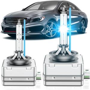 Fit for Mercedes Benz 2014-2016 CLA250 GLA250 2014-2018 GLA45 AMG D3S HID Xenon Headlight Bulbs, High and Low Beam OEM 35W Bi-Xenon Light Bulb Replacement, 8000K Blue White, Pack of 2