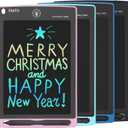LCD Writing Tablet 8.5 Inch 4 Pack Electronic Writing Drawing Pads Doodle Board Gift for Kids Boys Girls