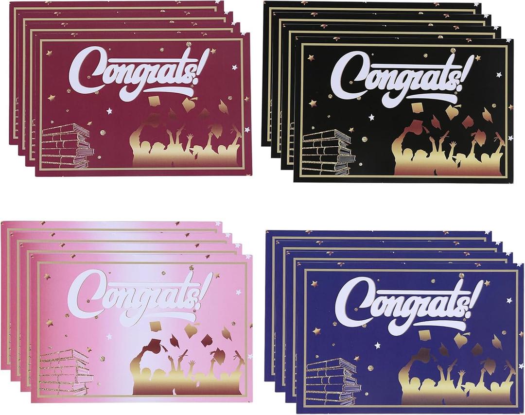 40Pcs Graduation Party Invitations Graduation Party Advice Cards Wishes Cards Bulk Class of Graduation Party Favors Supply for High School College