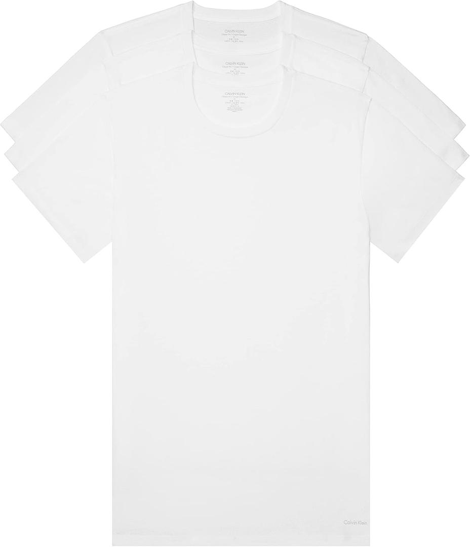 Calvin Klein Men's Cotton Classics 3-Pack Undershirts (Large)