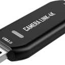 Cam Link 4K  External Capture Card for DSLR Camcorder ActionCam as Webcam, HDMI to USB 3.0, Meet/Stream/Record in 4K60/1080p120, Easy Connect for OBS/Zoom, Windows/Mac