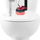 Fluidmaster K-540A-015 Universal 3-Inch Toilet Flush Valve Repair Kit with Toilet Tool Multicolor