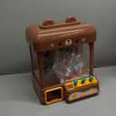 Large Claw Machine for Kids Adults with Prizes, Adjustable Sound & Light, Mini Vending Machine for Girls Boys, Electronic Arcade Crane Game, Candy Dispenser Toy for Party Birthday Gifts, Bear