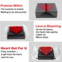 Forever Flowers Preserved Roses In A Box - Eternal Flowers - Preserved Flowers Red Roses Bouquet - naturales Ramo De Flores Eternas Rosas eternas - forever roses in a box