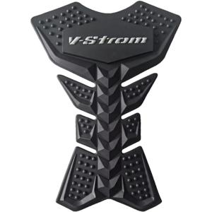 Gas Fuel Tank Emblem Sticker Decal Rubber Raise Up Compatible with Suzuki Vstrom 250 650 800 1000 Grey