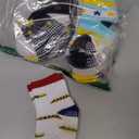 CozyWay Toddler Boy Socks With Grippers Non Slip Crew GripB08L3JD3VB Socks for Boys Soft Comfy Cotton-1T-3T Multi Color Cars -12 Pack