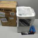 Evaporative Air Cooler, 2.5 Gal Portable Air Conditioners for Room, 60W Portable AC Unit w/Remote & Timer, Quiet Swamp Cooler, Windowless Air Conditioner Cooling Fan for Office Dorm Garage