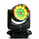 JCYW FLODY 19x15W Moving Head Light, 4in1 RGBW Zoom Beam Wash DJ Lights