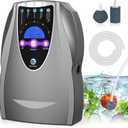 Ozone Machine, 1000mg/h Multipurpose Ozone Machine for Air, Water, Fruits, Vegetables Cleaner Device in Water - Dark Gray