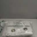 100% Blackout Curtains for Living Room 95 Inch Length 2 Panels Set, Thermal Insulated Light Blocking Faux Linen Curtains for Bedroom, Bronze Grommet Window Drape Each 52" Wide, Light Grey