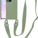 Compatible with iPhone 6/7/8/SE Case, iPhone SE 3 2022/SE 2 2020 Case with Adjustable Lanyard, Mint Green