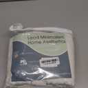 Cream Linen Back Tab Curtains 84 Inch Length for Living Room 2 Panel Set Neutral Modern Farmhouse Window Privacy Semi Sheer Linen Drapes Rustic Pinch Pleated Look Curtain Natural Ivory Colored