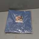 Lanpn Scrapbook Photo Album 8.5x11, Linen Window Design Cover Top Load 3 Ring Folder Binder Photobook Photo Book 8.5 x 11 inch with 30 Plastic Sleeves 60 Pages Blue